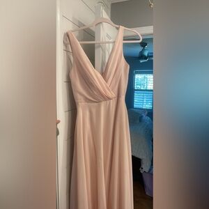 David’s Bridal Bridesmaid Dress - Color Petal